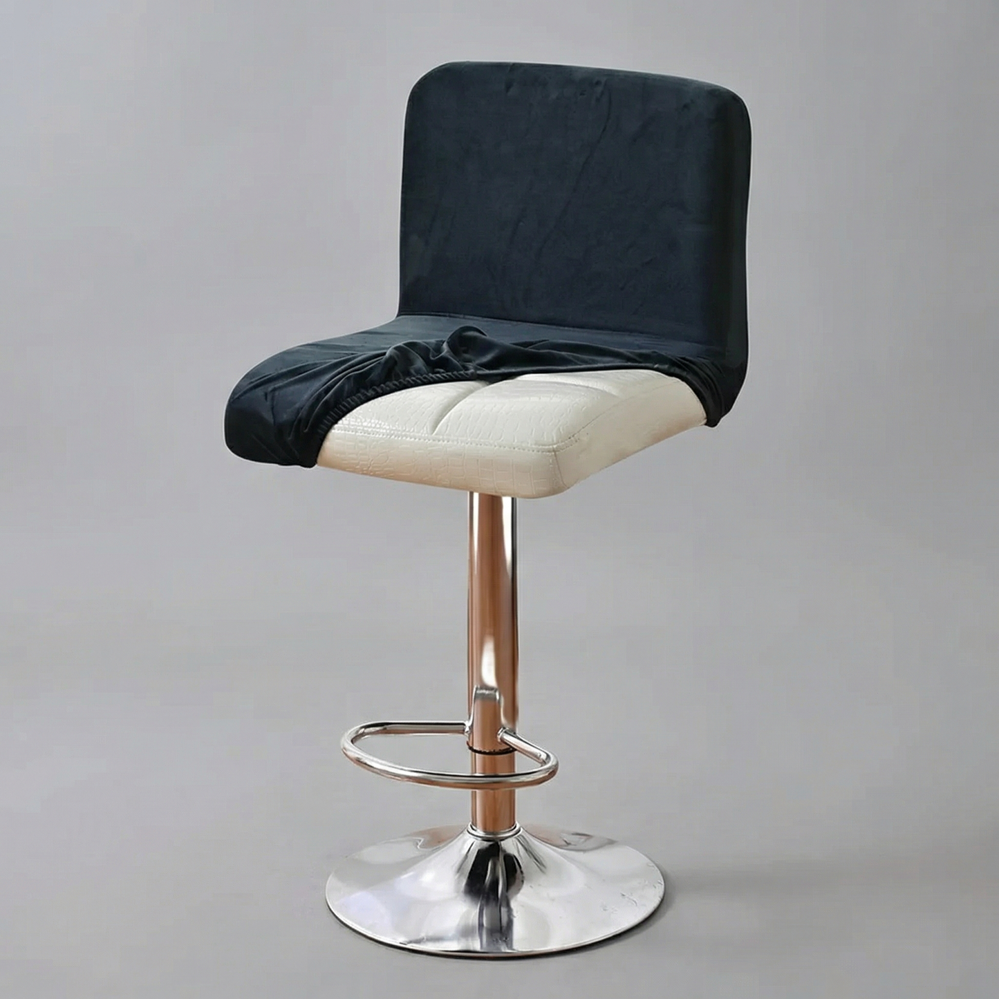 Premium Velvet Barstool Chair Slipcover for Pub & Dining Chairs