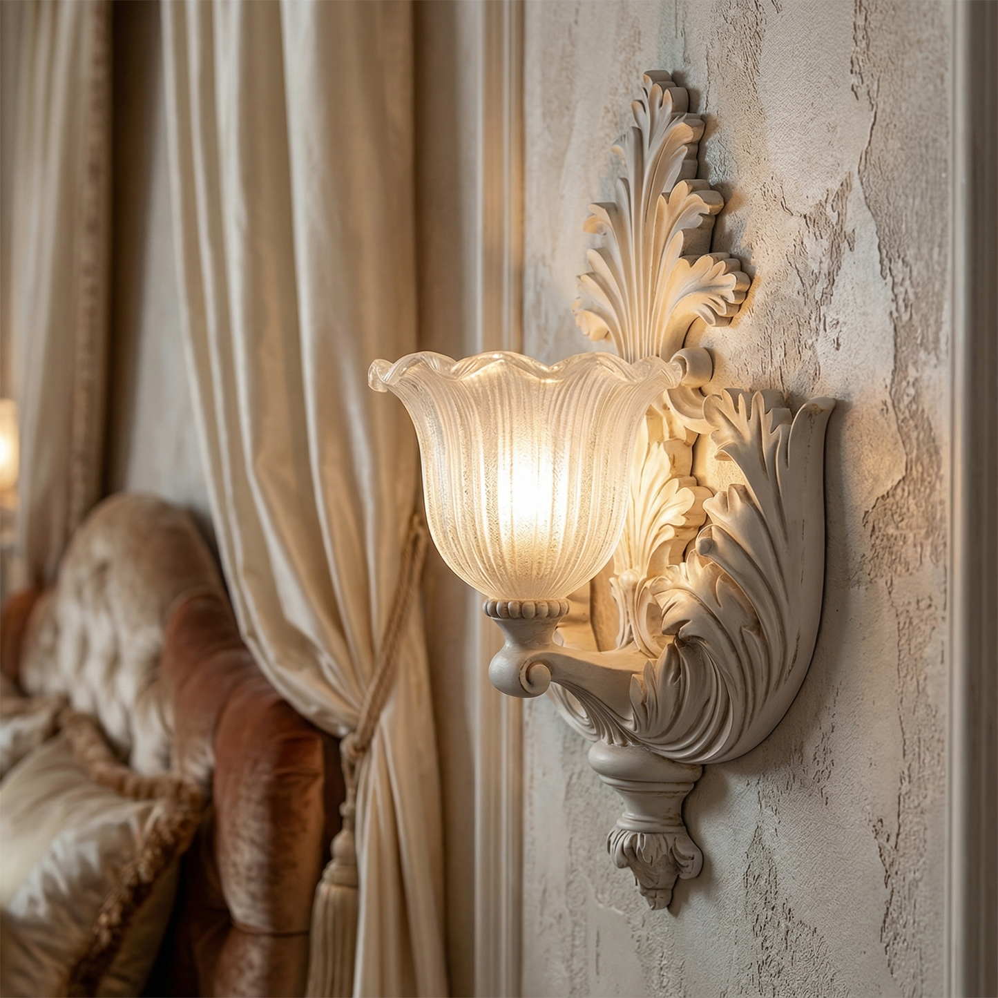 Classic Floral Chandelier for Living Rooms, Bedrooms & More