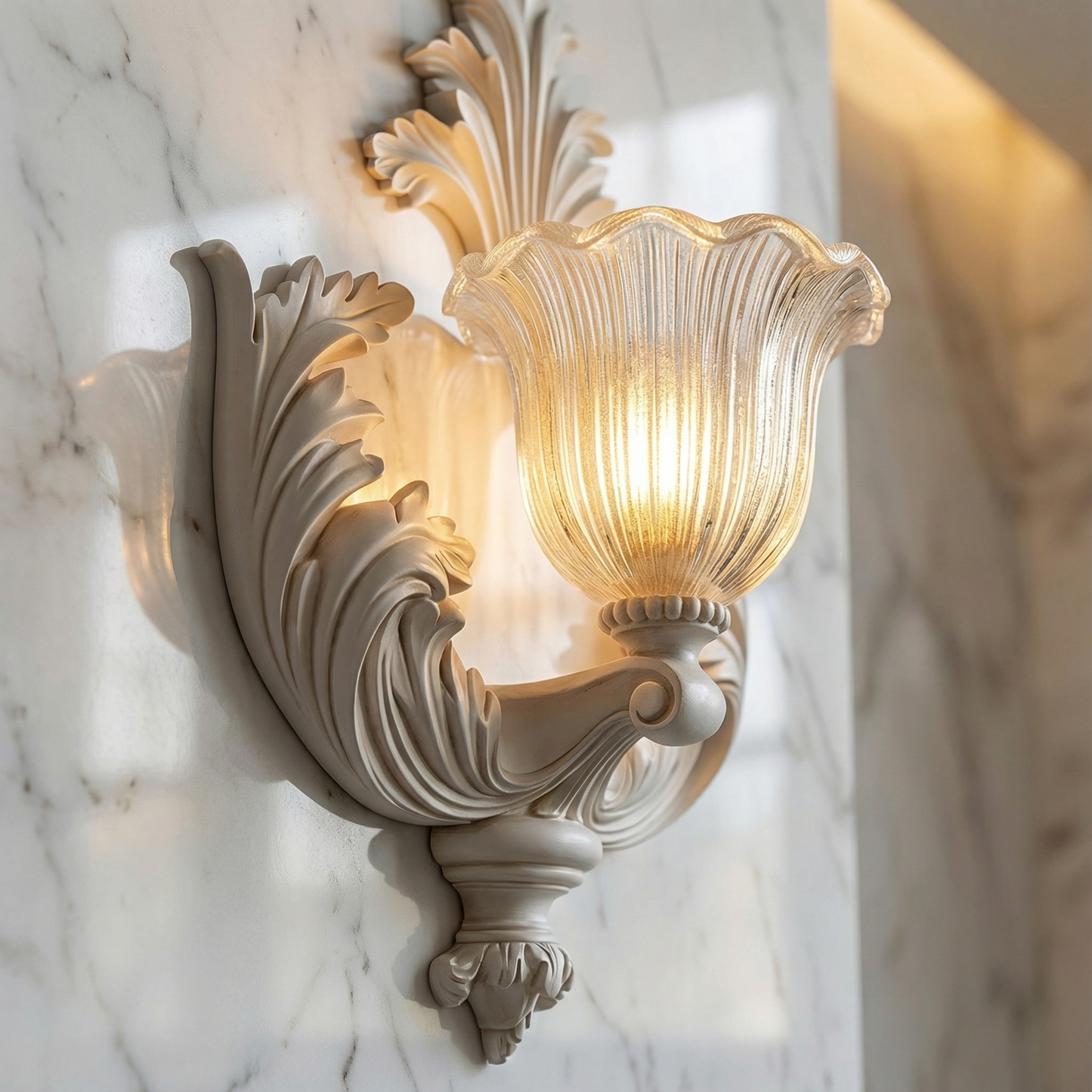 Classic Floral Chandelier for Living Rooms, Bedrooms & More