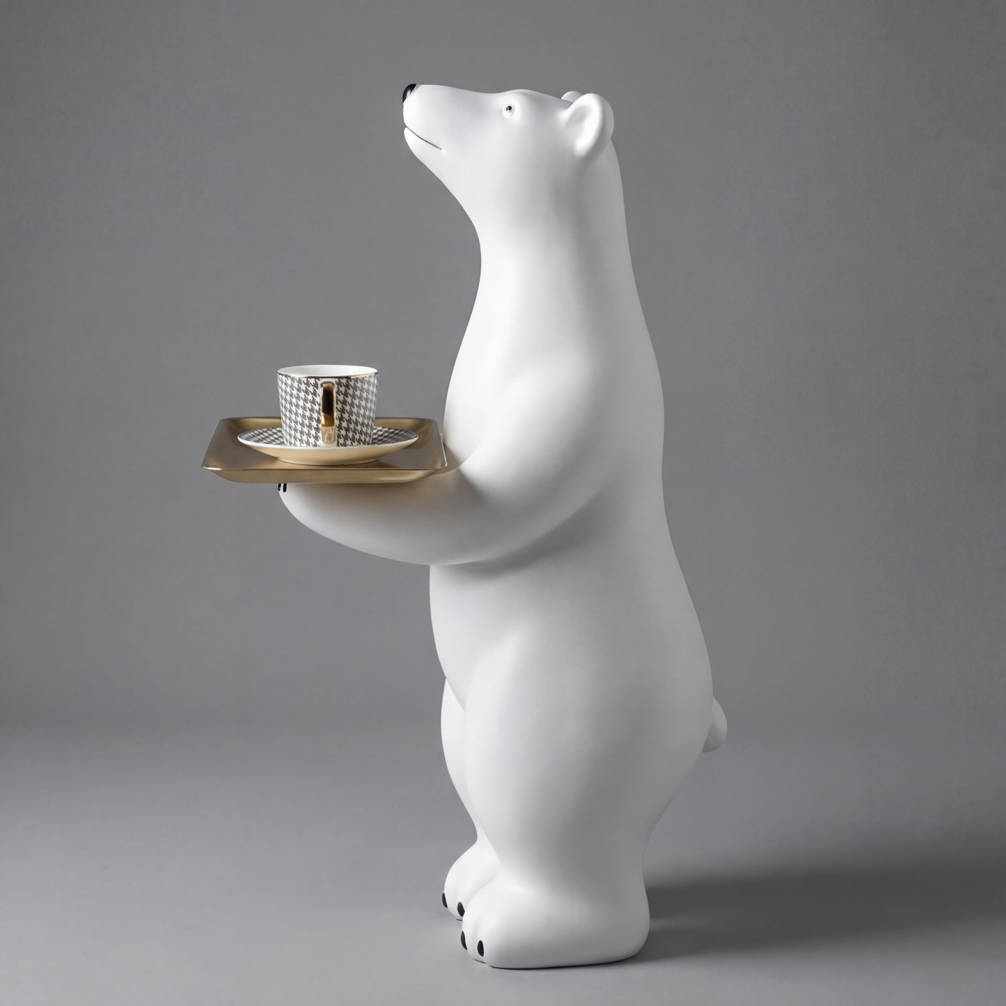 Premium Polar Bear Statue for Living Room Interiors
