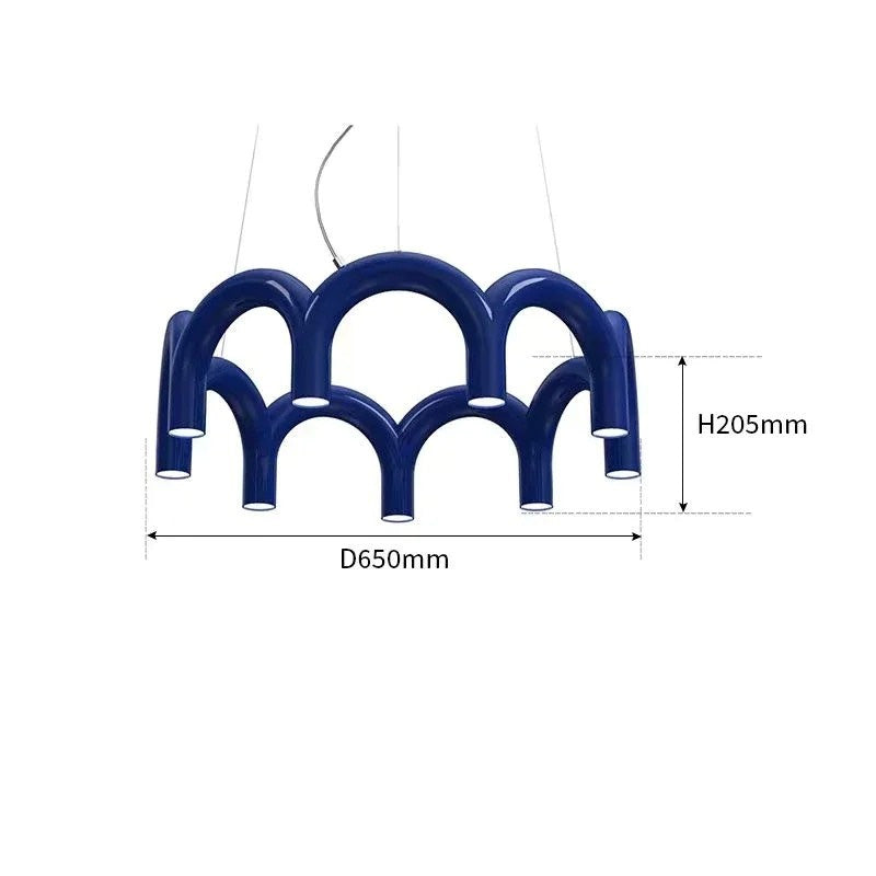 Luxury U-Shaped Chandelier Linear Light for Bedrooms, Kitchens & Luxury Bars