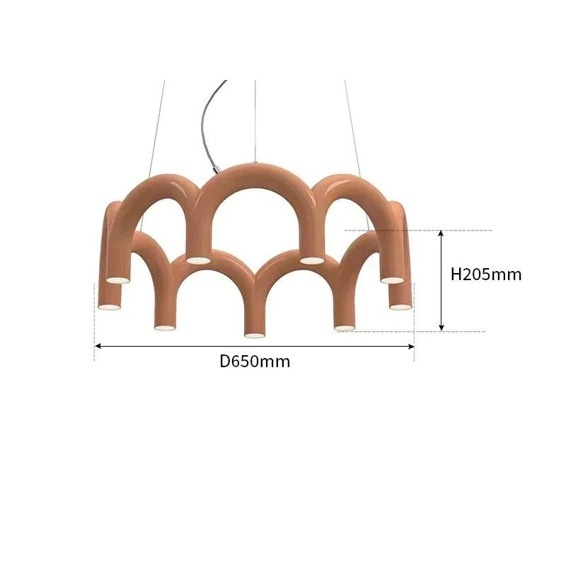 Luxury U-Shaped Chandelier Linear Light for Bedrooms, Kitchens & Luxury Bars