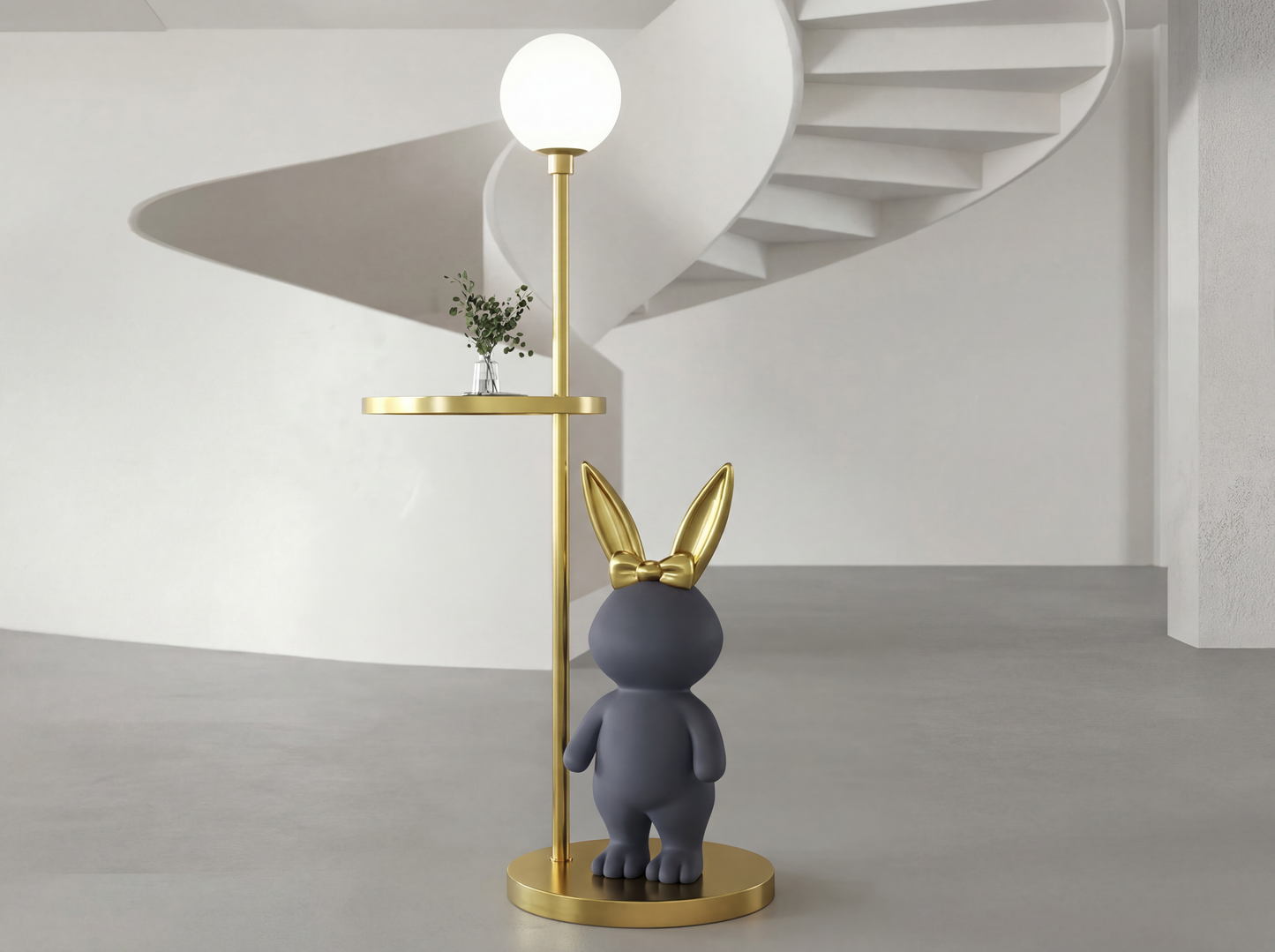 Modern Decorative Rabbit Floor Lamp LED Bedside & Room Atmosphere Light