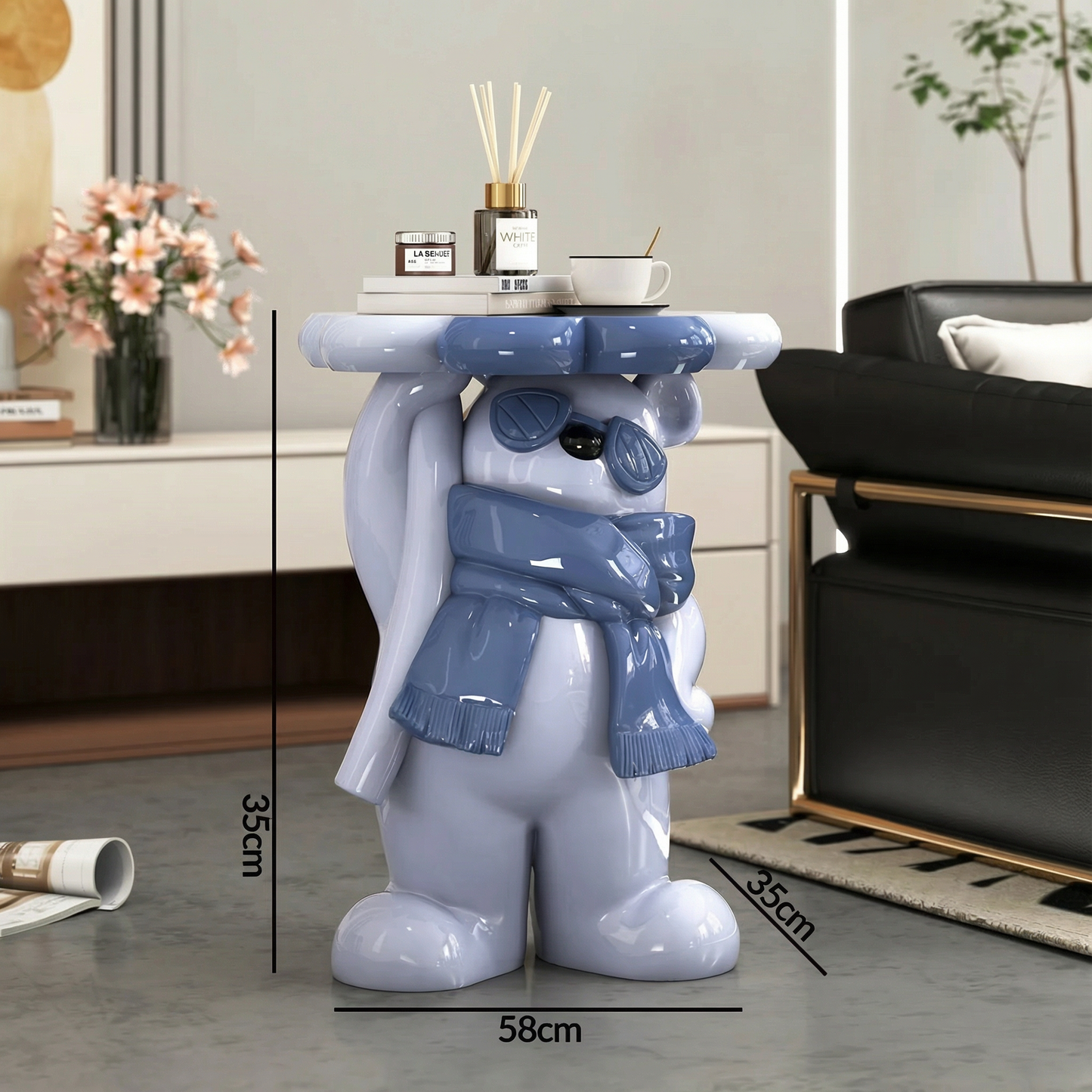 Nordic Style Bear Coffee Table for Living Room & Bedroom