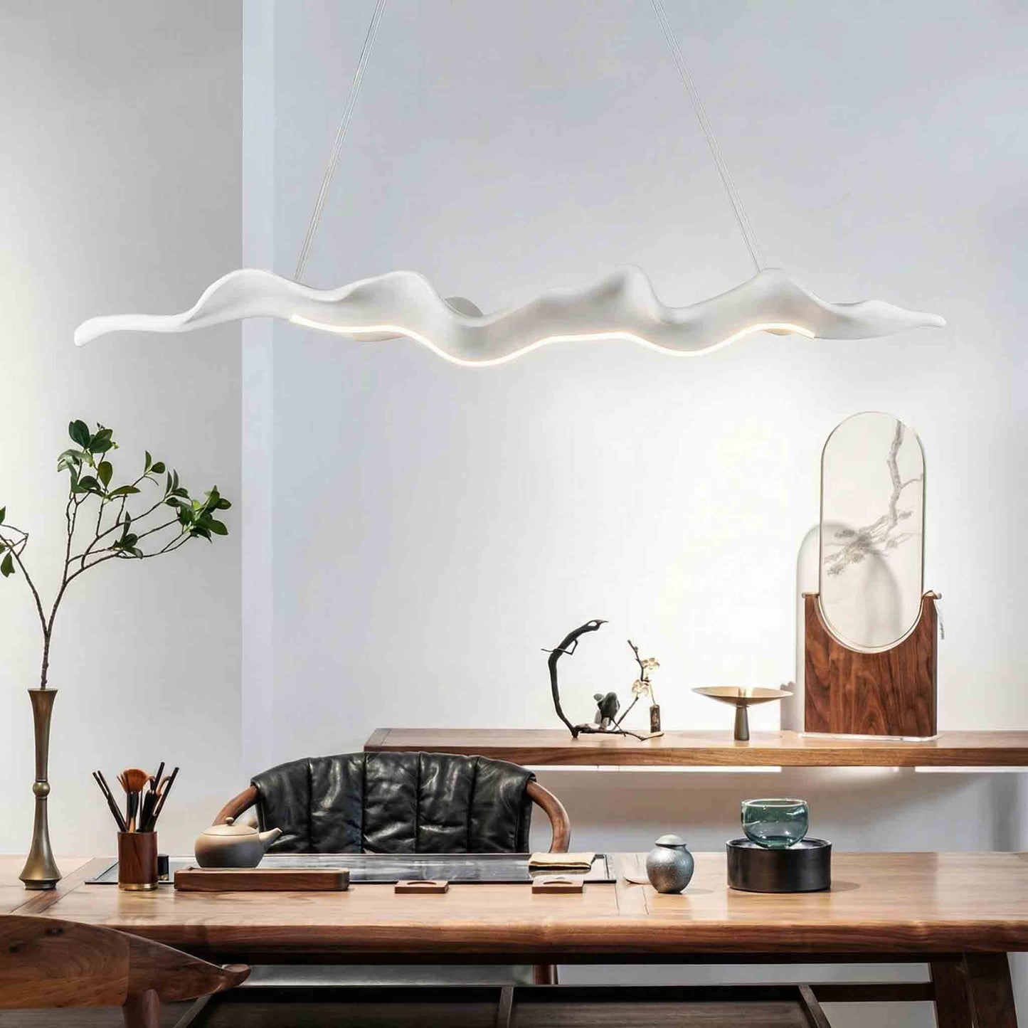 Luxury Vintage Leaf LED Chandelier for Dining, Bedroom & Tea Rooms
