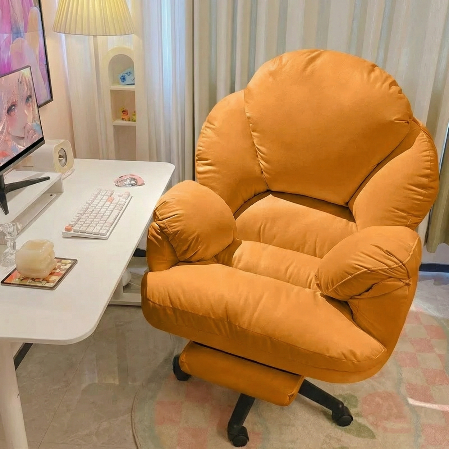 Sedentary Reclining Computer Chair for Home & Office