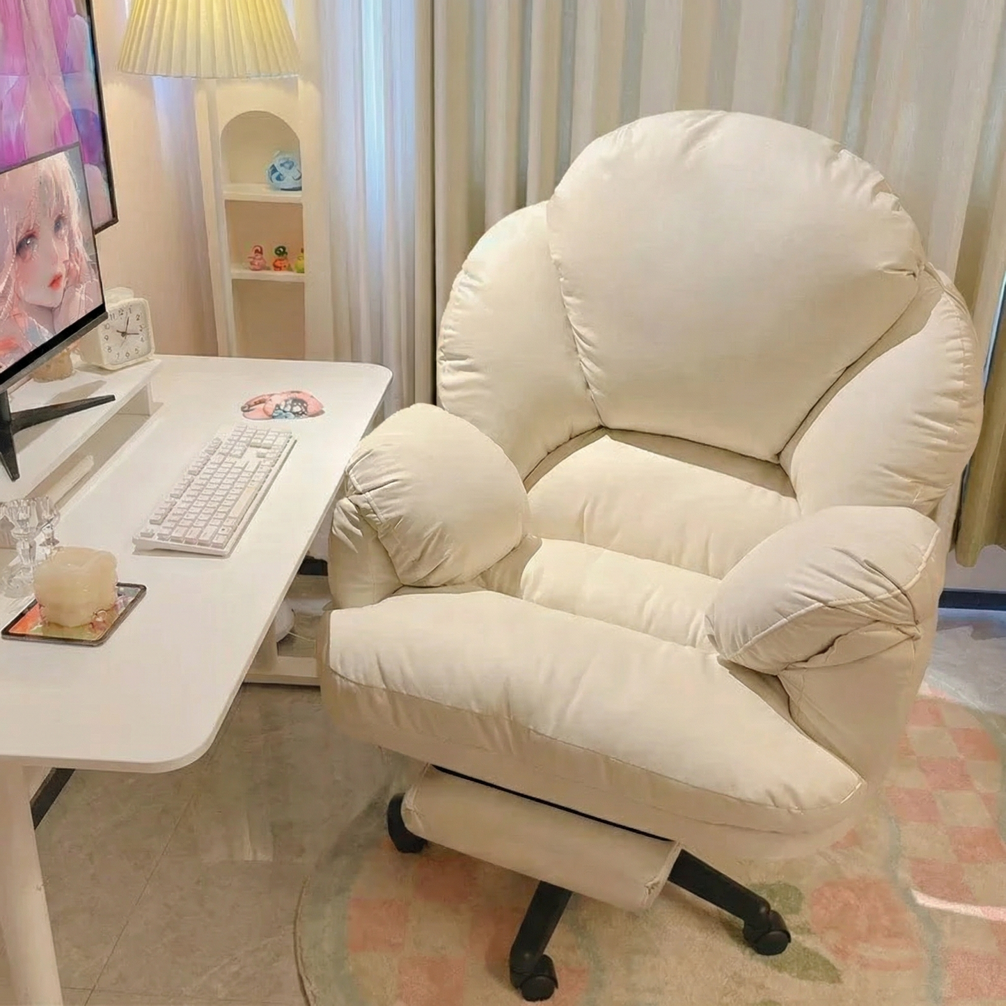 Sedentary Reclining Computer Chair for Home & Office