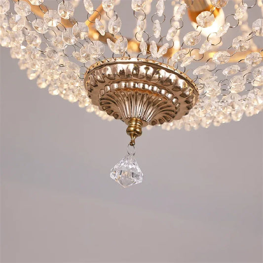 Glamorous Crystal Ceiling Light Shade Perfect for Any Décor