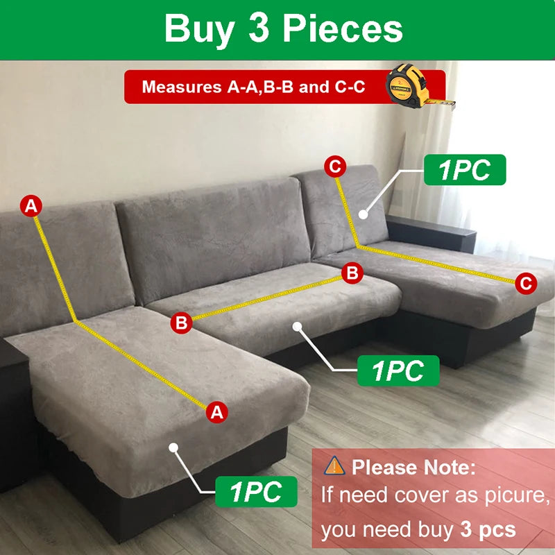 Thick Magic Sofa Covers (Elastic 1/2/3/4 Seater)