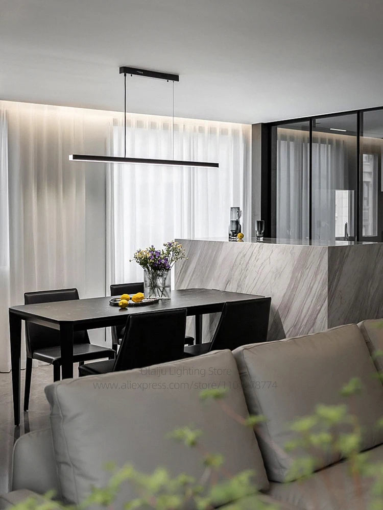 Luxury Long Bar LED Pendant Perfect for Restaurants & Offices