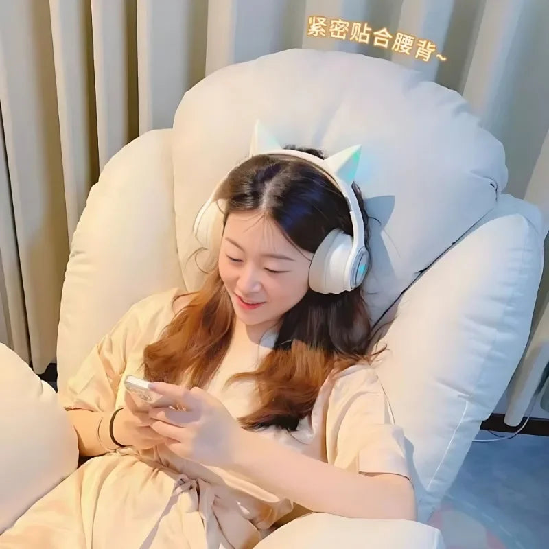 Relax in Style: Sedentary Home Computer Chair – Reclining Lounge Chair for Office & Desk!