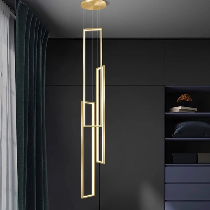 Modern Led Lights Pendant Lamps Perfect for Living Rooms & Staircases