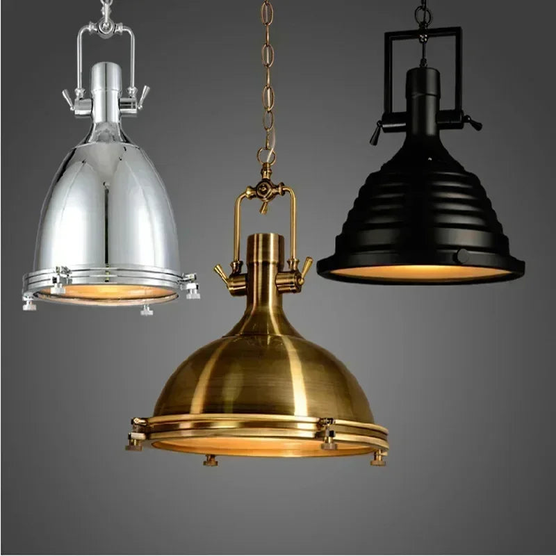Nostalgic LED Pendant Lighting – Retro Industrial Nordic Chandelier for Home & Bar
