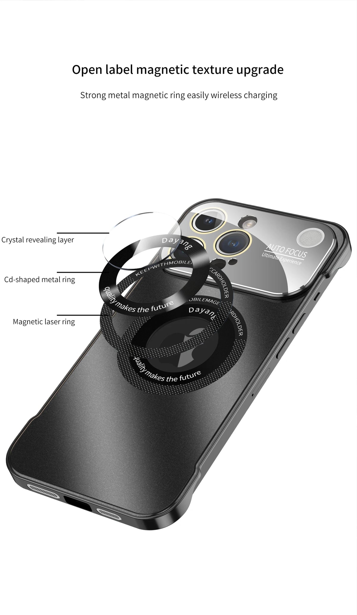 Revolutionary Luxury Metal Magnetic Case for iPhone 16 Series – Premium Lens Protection & Fragrance Edge!