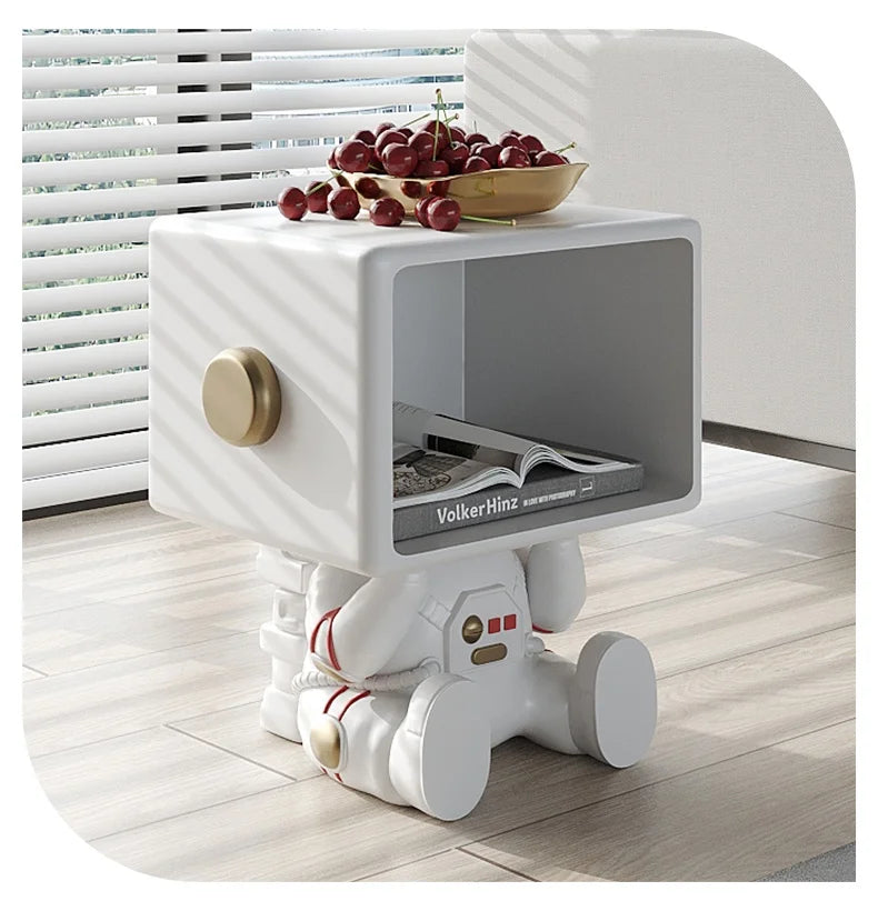 Astronaut Nightstands: Whimsical Crafts for Living Room and Bedroom Decor