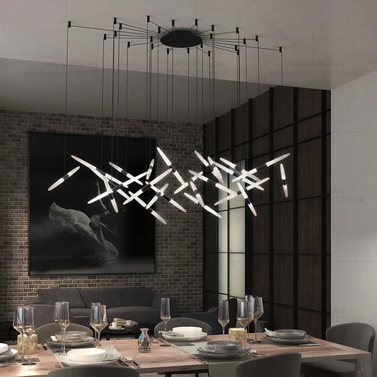 Luxury Duplex & Loft Chandelier for Restaurants & Living Rooms