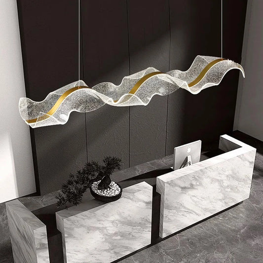 SLEEK DESIGN WAVE PENDANT LIGHT FOR YOUR LIVING ROOM AND INTERIORS SOLUTION