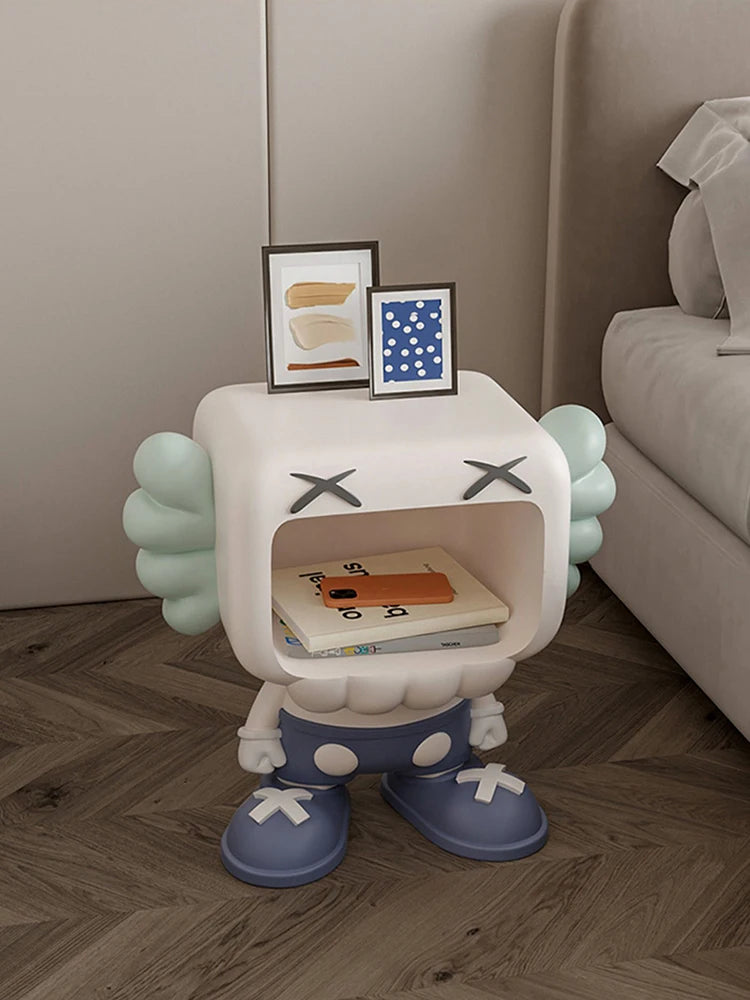 Stylish Nordic Side Table for Living Room | Modern Bedside Cupboard & Trendy Coffee Table for Home Decor