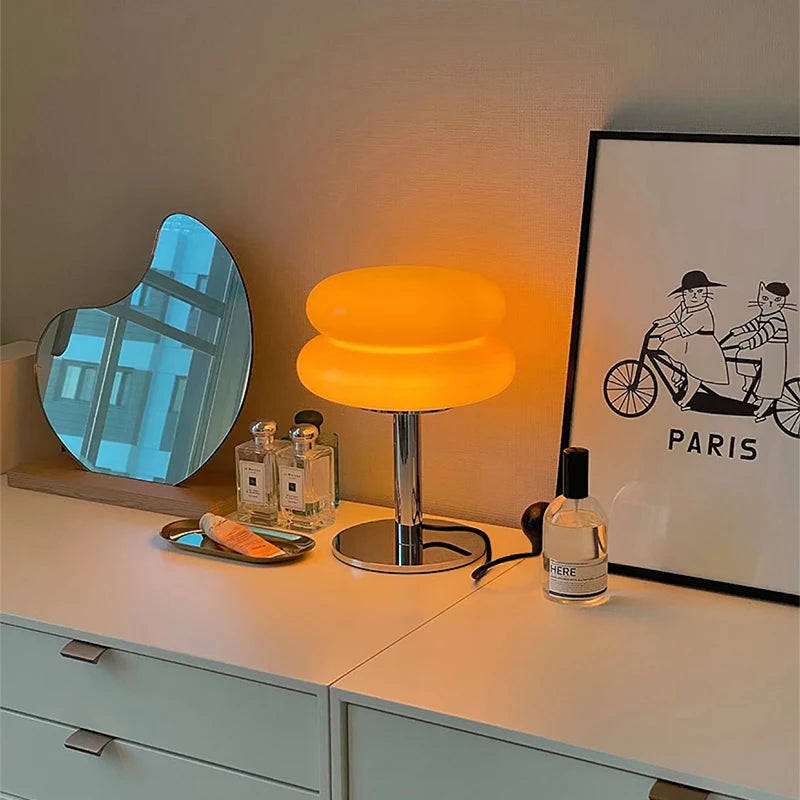 Nordic LED Table Lamp: Modern Interior Lighting Fixture for Dining, Bedroom & Home Décor | Elegant Bedside & Desk Night Light