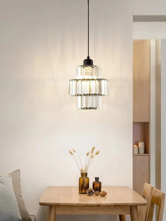 Luxury Crystal LED Pendant Chandelier for Dining Room, Living Room & Ceilings