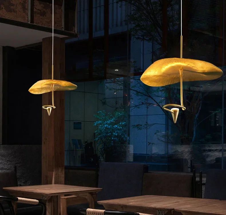 Luxury Art Décor Copper Chandelier – LED Hanging Lamp for Stylish Homes & Restaurants
