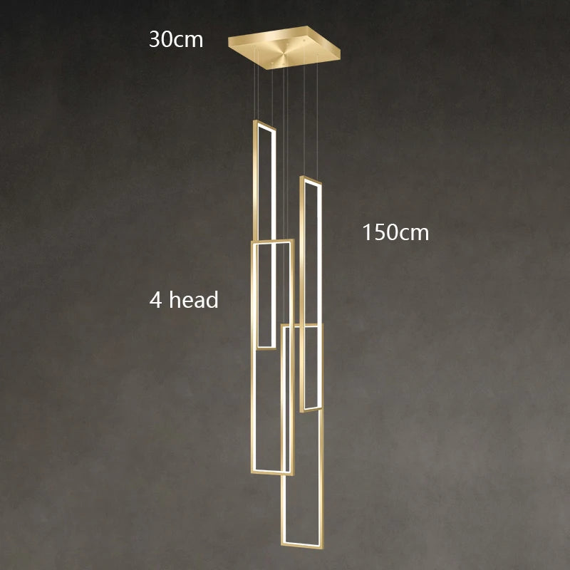 Modern Led Lights Pendant Lamps Perfect for Living Rooms & Staircases