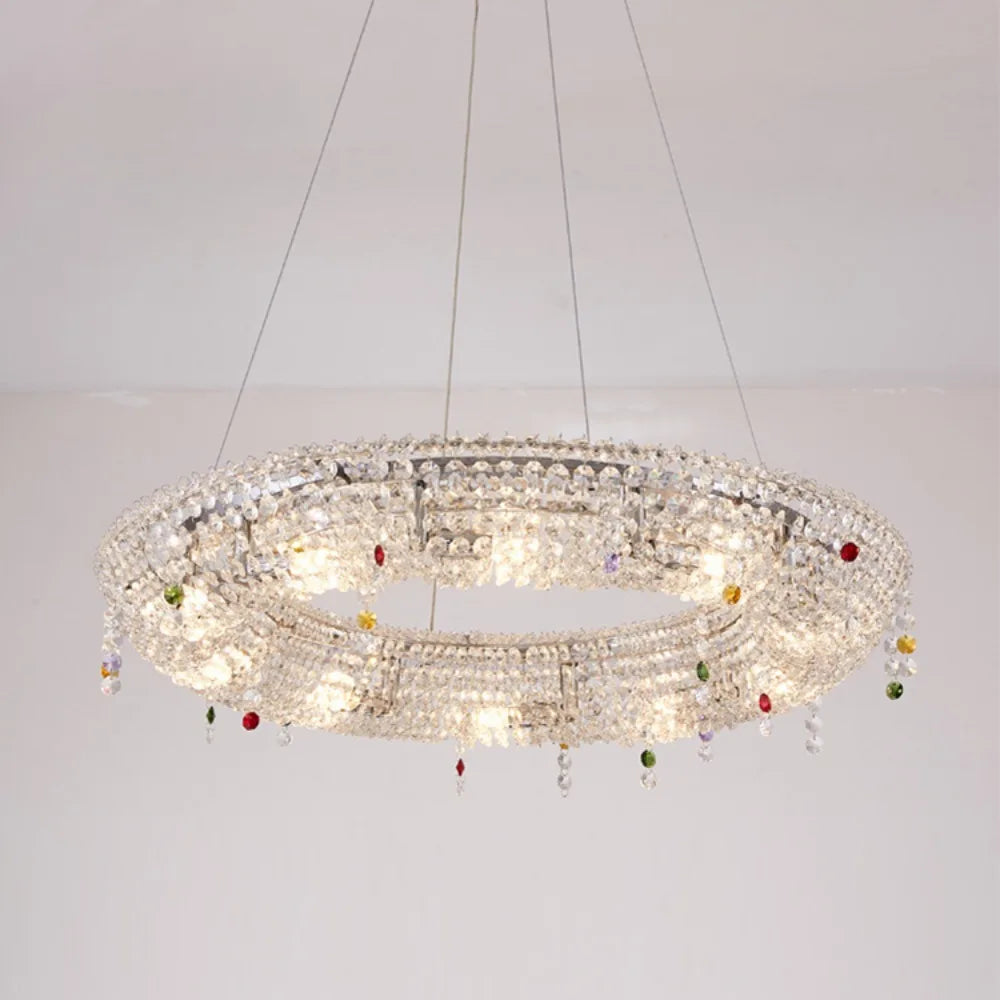 Opulent Charm Simple Crystal Chandelier