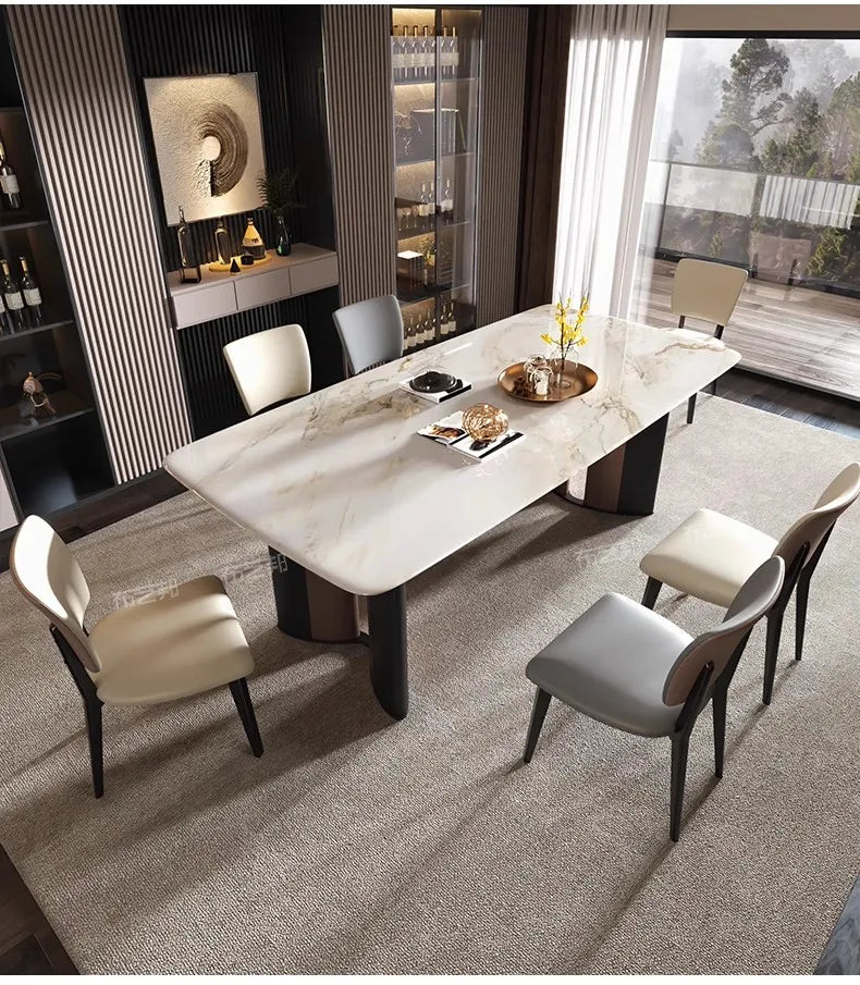 Premium Italian Round Dining Table Vintage Inspired for Modern Home Interiors