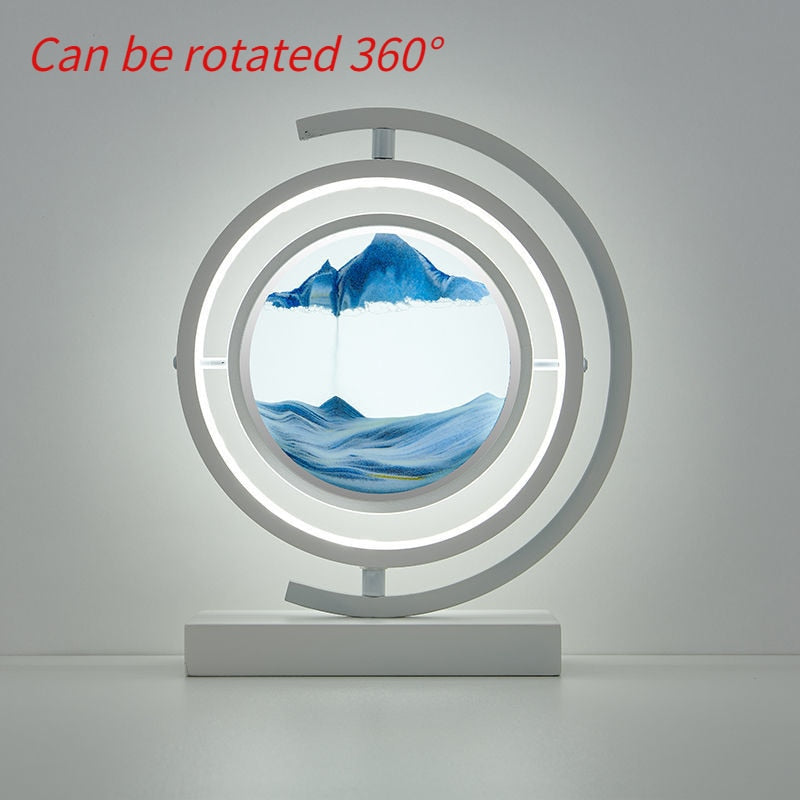 Luxurious LED Quicksand Table Lamp