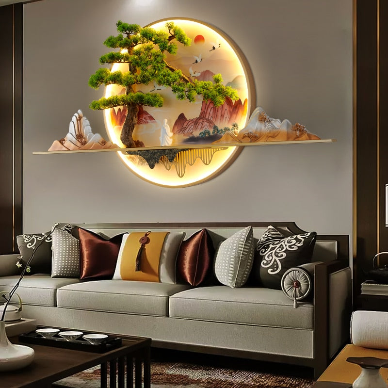 Modern Landscape LED Wall Light Lamp For Home Decor
