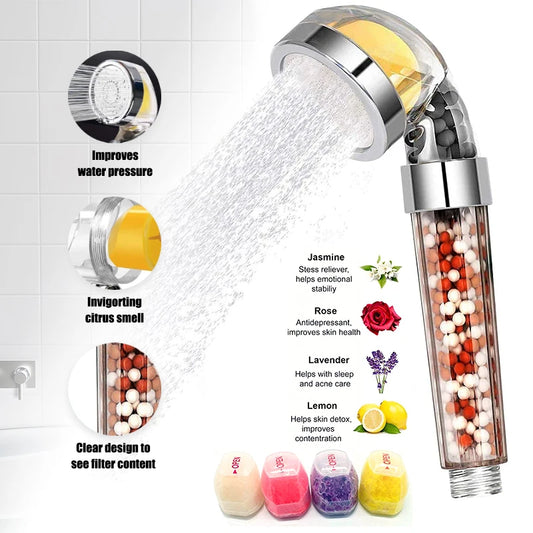 Vitamin C High-Pressure Shower Head: Water-Saving, Spa-Like Water Massage, Premium Bathroom Accessory