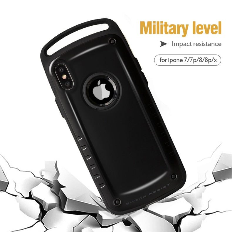 Luxury Shockproof Heavy Duty Armor Case For iPhone 14 Pro Max - iPhone XS