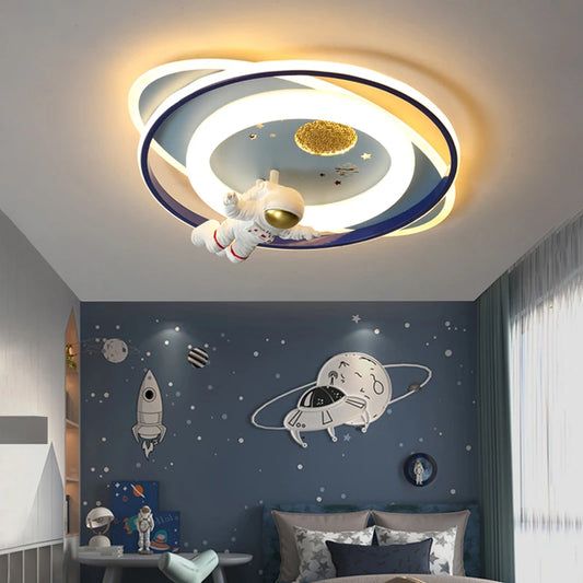 Astronaut Ceiling Lamp for Boys & Girls