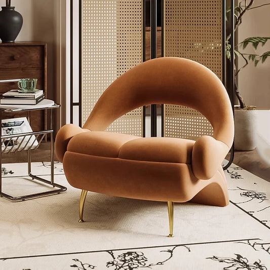 Portable Solid Wood Sofa Chair – Unique Designer Armchair for Any Space