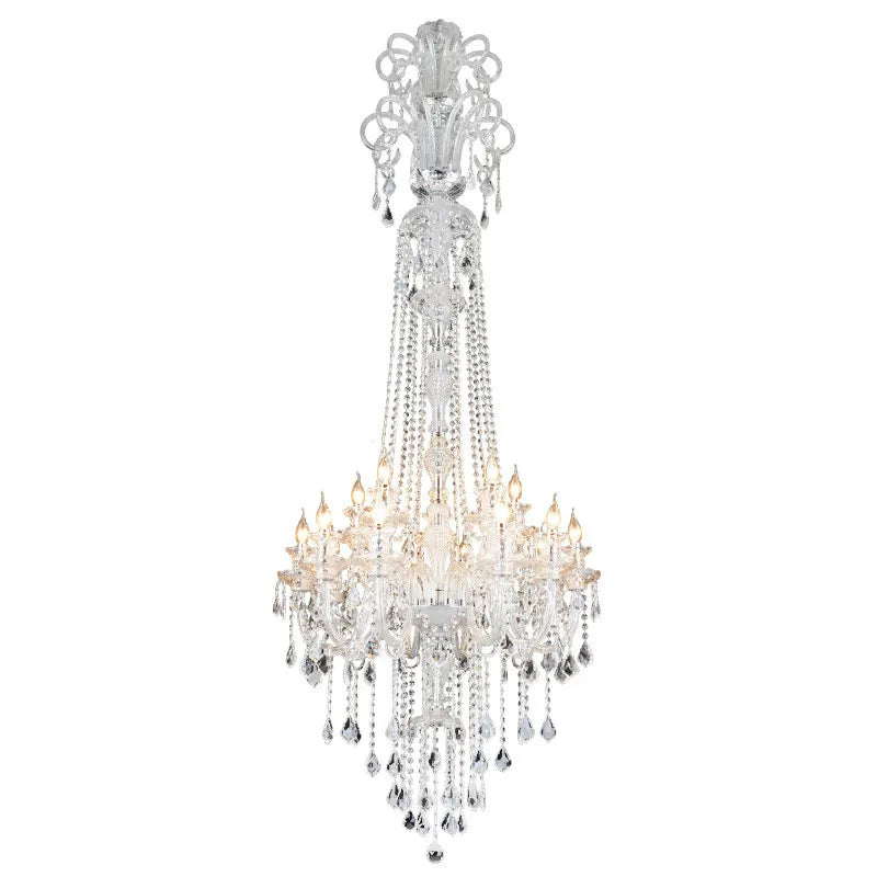 Exclusive Staircase Crystal Chandelier That Radiates Elegance for your space