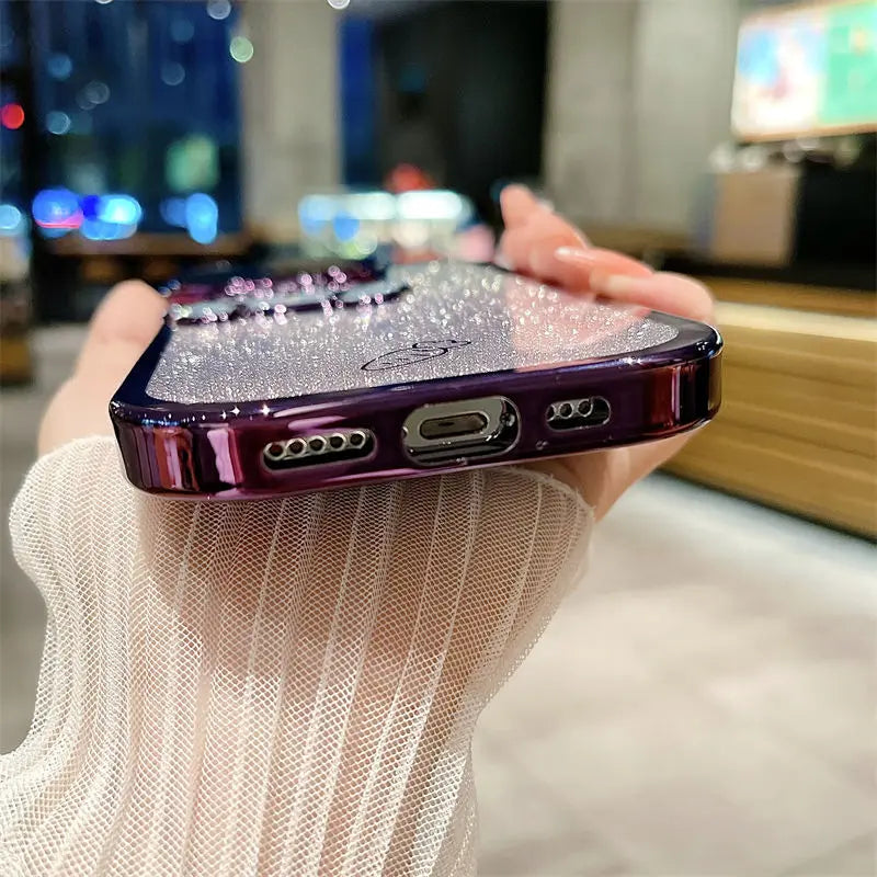 Glow Up Your iPhone 16 Pro Max with the Space Rabbit Glitter Soft Case