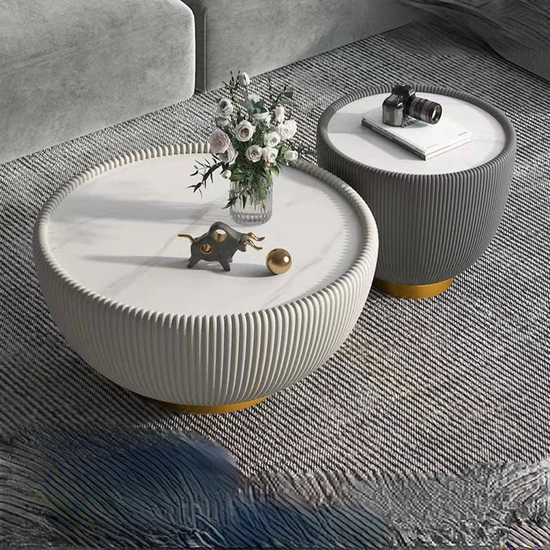 Luxury Creative Gray & White Minimalistic Coffee Tables
