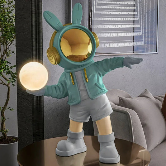 Premium Astronaut Night Light Resin Statue For Home