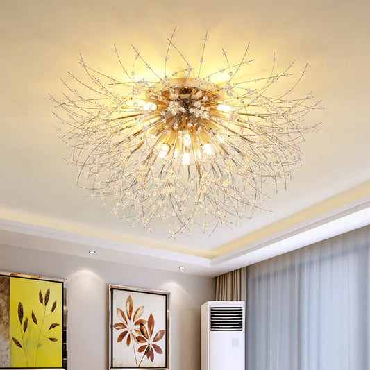 Dandelion Crystal Chandelier – Perfect for Stylish Bedrooms & Dining Areas!