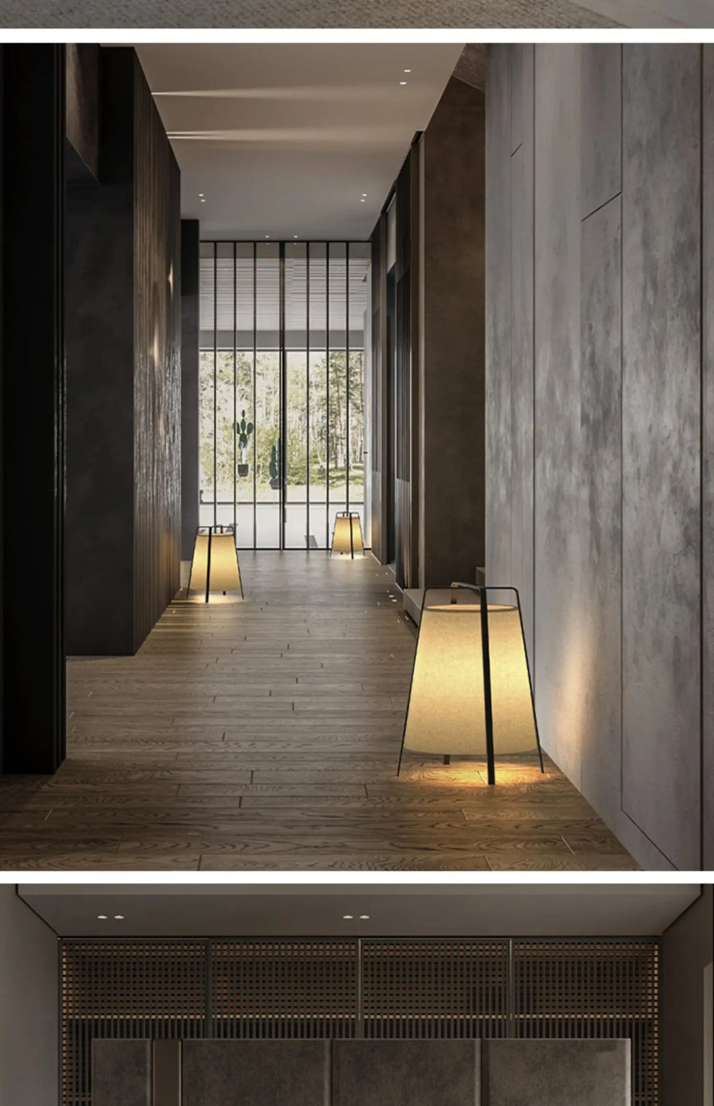 Fabric Floor Lamp Japanese Style – Zen Art Lighting for Living Room, Bedroom & Lobby