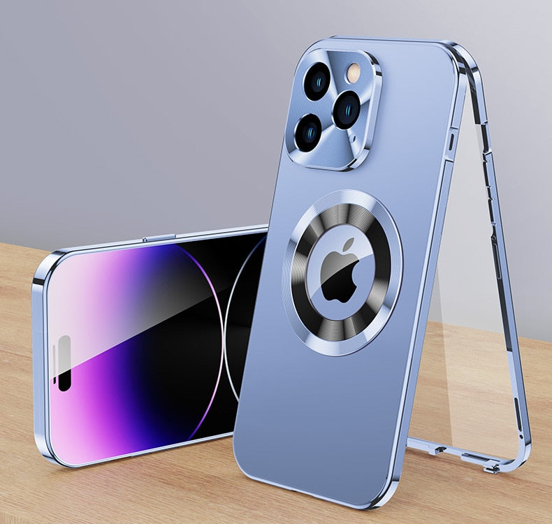 New Full Metal Magnetic Case For iPhone 16, 16 Pro, 16 Pro Max, 16 Plus, 15 - iPhone 13