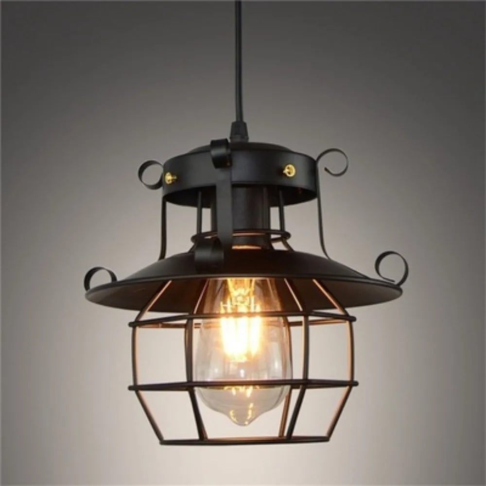 Bold Industrial Chandelier for Dining, Bar & Hallway Spaces