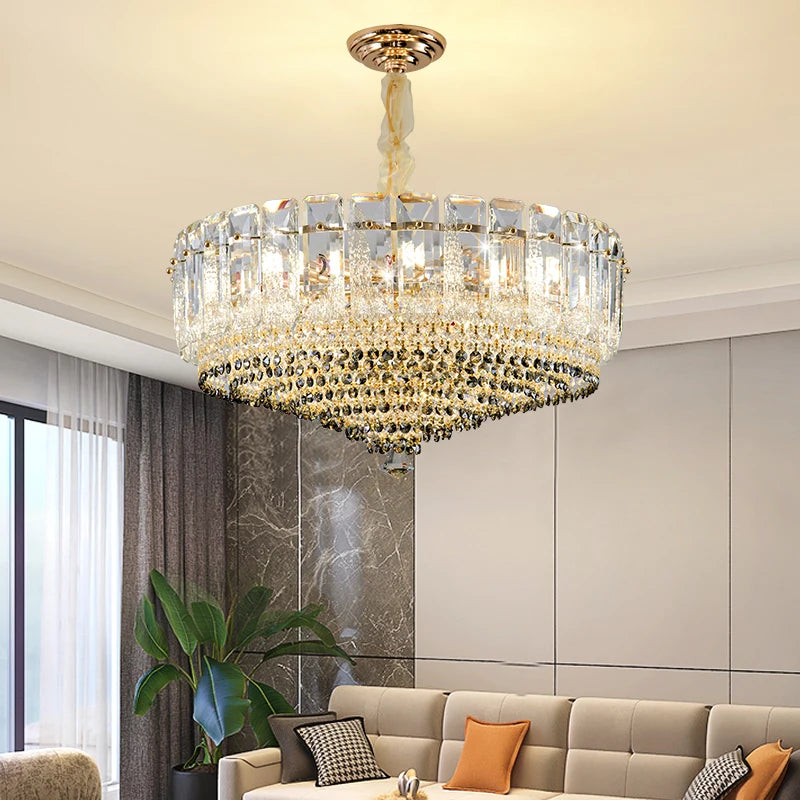 Stunning Petal-Shaped Chandelier for Luxury Lobbies & Villas