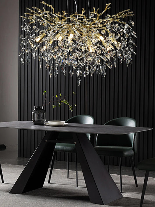 Sparkling Crystal Chandelier for Living & Dining Rooms