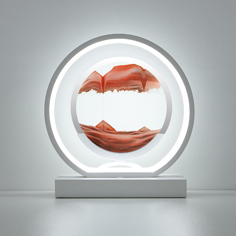 Luxurious LED Quicksand Table Lamp