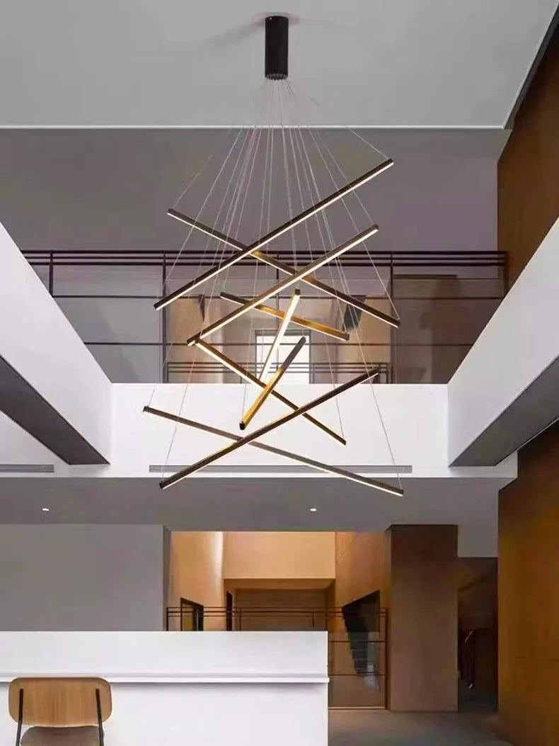 Modern Ceiling Chandelier Elegant Hanging Light Fixture for Dining & Living Room Decor