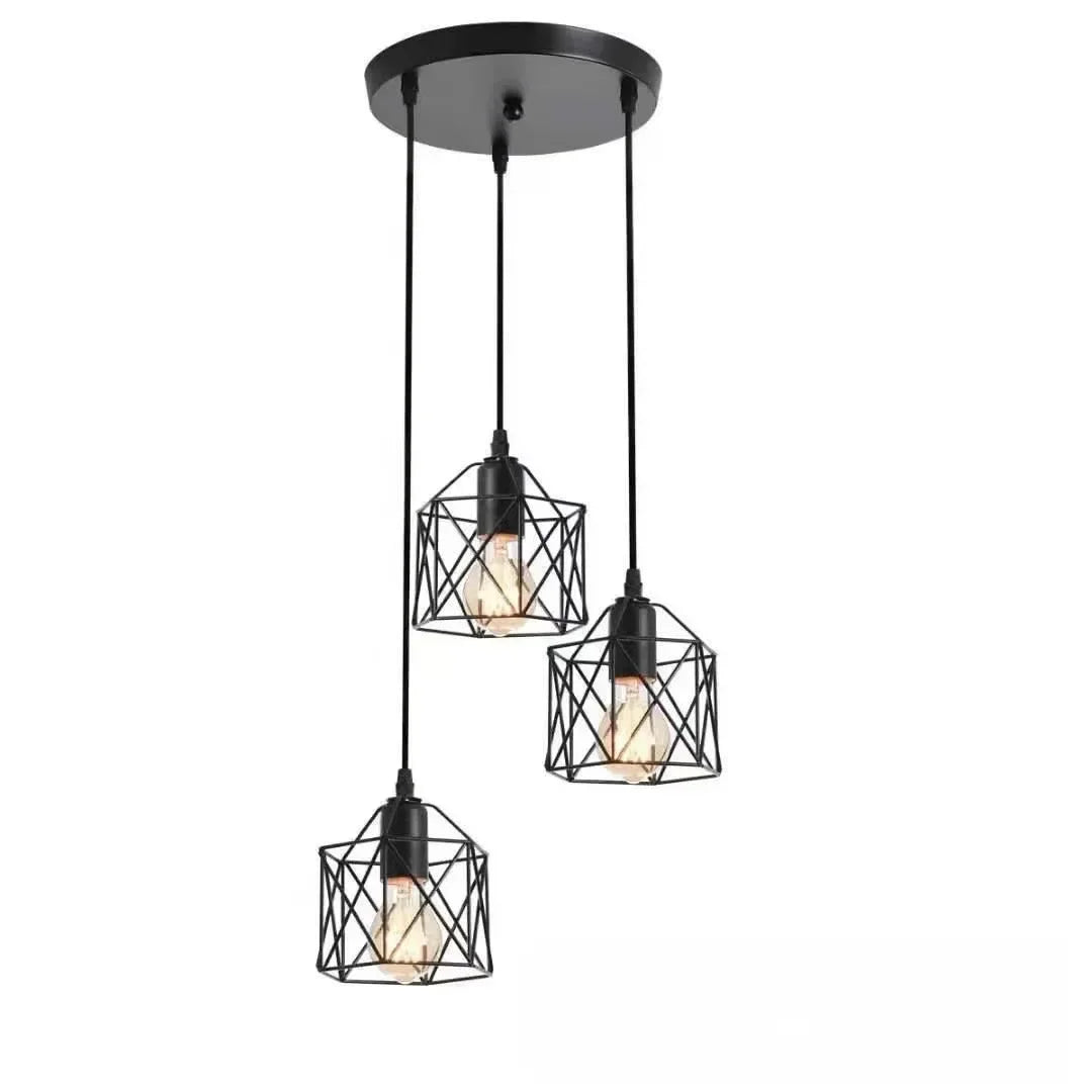 Stylish 3 Head Nordic LED Chandelier Perfect for Bars & Dining Areas