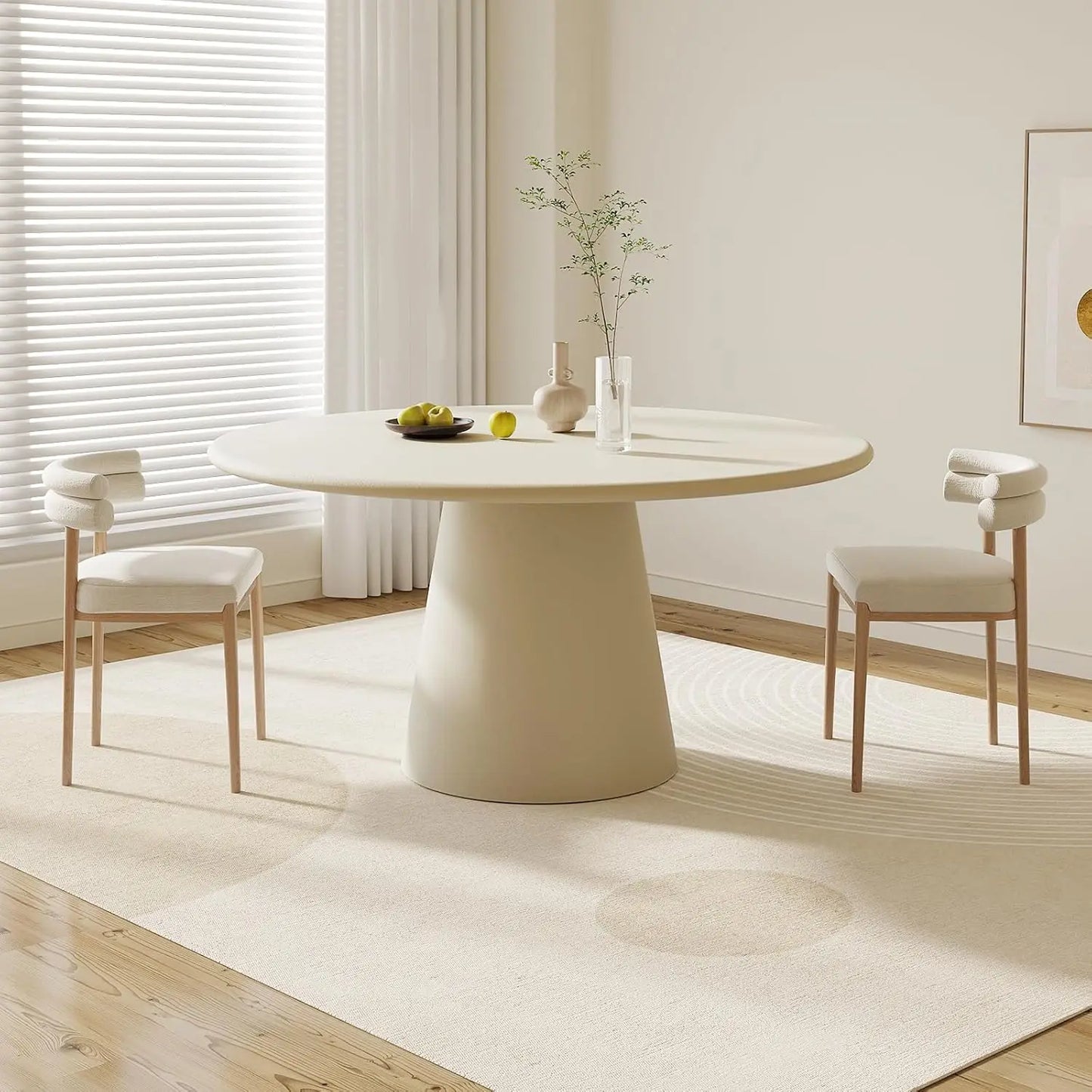 Modern Dining Set for Stylish Kitchens with Mid-Century Style & Solid Wood Build