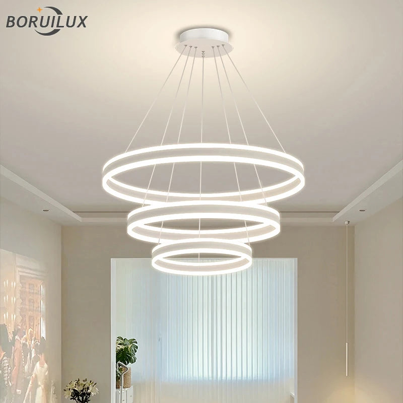 Modern LED Chandelier – Sleek Round & Square Designs for Living Rooms, Dining Rooms & Bedrooms
