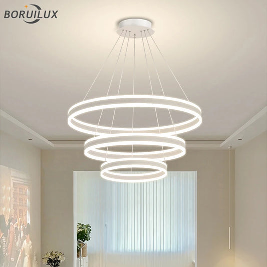 Modern LED Chandelier – Sleek Round & Square Designs for Living Rooms, Dining Rooms & Bedrooms
